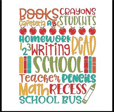 (image for) Subway Art - School